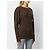Chanel 80er Jahre brauner Oversized-Pullover aus Kaschmir mit goldener Logo-Knopf-Detail - Ansicht 3