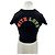 Autre Marque Camiseta de algodón negra WITH JEAN Negro - vista 2
