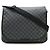 Bolsa de mensageiro Louis Vuitton Damier Graphite Daniel GM Preto