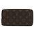 Portafoglio Zippy Monogram Louis Vuitton Marrone