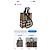 Borsa Tote Burberry House Check Medium Maidstone Marrone - vista 5