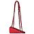 Borsa a tracolla in pelle rossa Chanel Rosso - vista 10