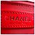 Borsa a tracolla in pelle rossa Chanel Rosso - vista 12