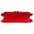 Borsa a tracolla in pelle rossa Chanel Rosso - vista 4