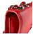 Borsa a tracolla in pelle rossa Chanel Rosso - vista 6