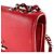 Borsa a tracolla in pelle rossa Chanel Rosso - vista 7