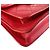 Borsa a tracolla in pelle rossa Chanel Rosso - vista 8