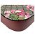 Borsa a Spalla Gucci GG Blooms Marrone Rosa - vista 8