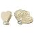 Orecchini a lobo Chanel ABG529 Gold D'oro - vista 3