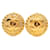 Orecchini tondi Chanel Coco Mark D'oro  - vista 1