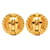 Orecchini tondi Chanel Coco Mark D'oro  - vista 2
