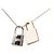 Hermès Collana con pendente a catena Hermes O'Kelly PM Argento Crudo
