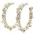 Orecchini a lobo Chanel AB1831 Bianco - vista 2