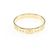 Anello Icon Band Gucci in oro giallo 18K - vista 2