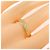 Anello Icon Band Gucci in oro giallo 18K - vista 4