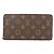 Louis Vuitton Monogram Zippy Wallet Braun