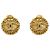 Chanel Coco Mark Vintage Clip-Ohrringe Golden