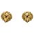 Chanel Coco Mark Vintage Clip-Ohrringe Golden - Ansicht 2