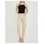 Autre Marque Musier Black Ribbed Knit Top with Pearl Straps  - view 11