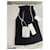 Autre Marque Musier Black Ribbed Knit Top with Pearl Straps  - view 2