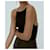 Autre Marque Musier Black Ribbed Knit Top with Pearl Straps  - view 5