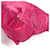 Tote Borsa con placca logo Triangle Prada Rosa  - vista 4