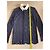 Sandro Paris Top de encaje floral azul marino con cuello blanco contrastado - vista 14