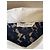 Sandro Paris Top de encaje floral azul marino con cuello blanco contrastado - vista 6