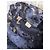 Sandro Paris Top de encaje floral azul marino con cuello blanco contrastado - vista 7