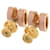 Hermès Pop H Mini Hermes Ohrringe Roségold Pink Golden  - Ansicht 2