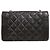 Borsa a tracolla Chanel Diana 25 Medium in agnello Nero - vista 2