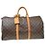 Louis Vuitton Keepall Bandouliere Monogram Canvas 50 Marrone