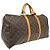 Louis Vuitton Keepall Bandouliere Monogram Canvas 50 Marrone - vista 2