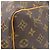 Louis Vuitton Keepall Bandouliere Monogram Canvas 50 Marrone - vista 7