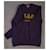 Autre Marque Fiorucci 'Ciao' Sweatshirt Violett Lila Gelb  - Ansicht 9