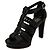 Tod's Sandalias de Plataforma en Cuir Negro