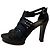 Tod's Sandalias de Plataforma en Cuir Negro - vista 2