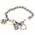 Dolce & Gabbana Bracciale con Charms 'I Love D&G' Argento