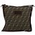 Pochette FENDI Zucca Canvas Nero Oro Auth 183171 D'oro - vista 2