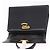 Borsa a Mano Salvatore Ferragamo Gancini in Pelle Nera e Oro Auth 183947 Nero D'oro - vista 15