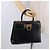 Borsa a Mano Salvatore Ferragamo Gancini in Pelle Nera e Oro Auth 183947 Nero D'oro - vista 25
