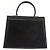 Borsa a Mano Salvatore Ferragamo Gancini in Pelle Nera e Oro Auth 183947 Nero D'oro - vista 3