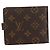 LOUIS VUITTON Couverture de mémo Monogram LV Auth 182705SAV Monogramme - vue 2
