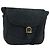 Borsa a tracolla Salvatore Ferragamo Gancini in scamosciato blu navy e oro Autentica 182997