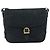 Borsa a tracolla Salvatore Ferragamo Gancini in scamosciato blu navy e oro Autentica 182997 - vista 2