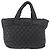 Borsa Tote CHANEL Cococoon Nylon Nero Silver CC Auth BA13097 Argento - vista 3