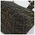 FENDI Zucca Canvas Mamma Baguette Shoulder Bag Black Brown Auth 183031V Marrone Nero - vista 10