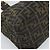 FENDI Zucca Canvas Mamma Baguette Shoulder Bag Black Brown Auth 183031V Marrone Nero - vista 11