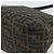 FENDI Zucca Canvas Mamma Baguette Shoulder Bag Black Brown Auth 183031V Marrone Nero - vista 12