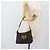 FENDI Zucca Canvas Mamma Baguette Shoulder Bag Black Brown Auth 183031V Marrone Nero - vista 22